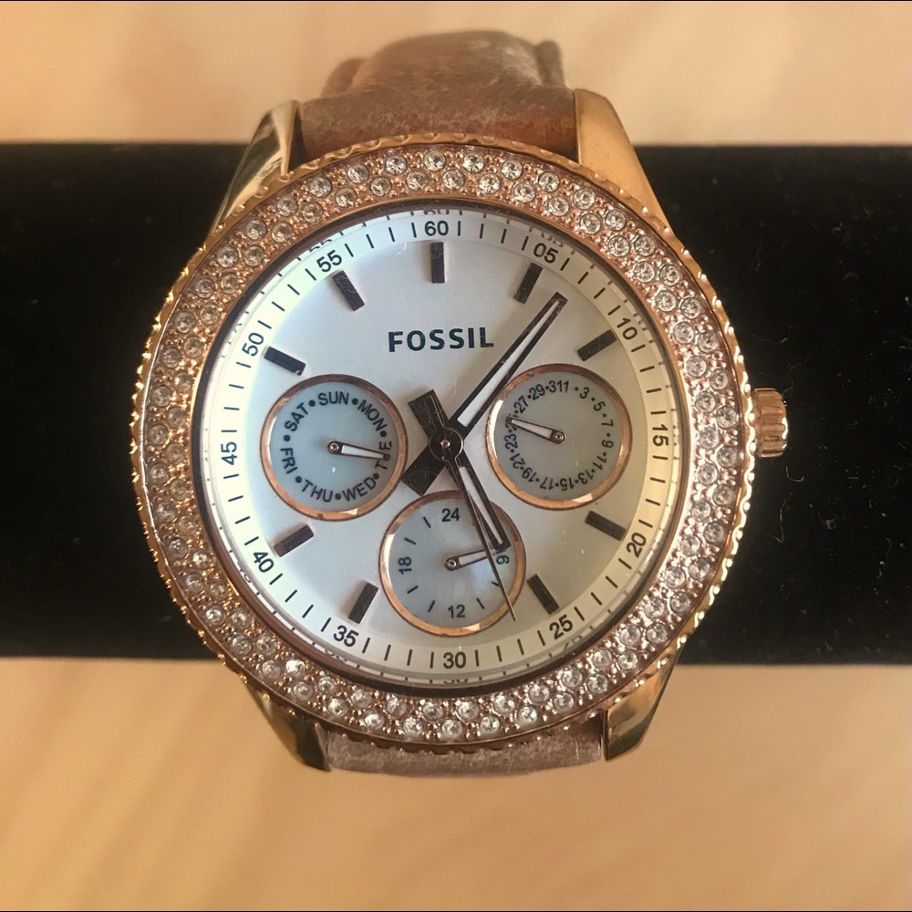 FOSSIL Stella Watch ES3104 GoldR/Swarovski Crystal
